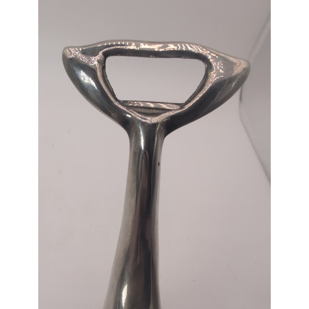 Vintage Metal dolphin bottle opener Silver Plated Zinc By Zeller Cottagecore - Picture 5 of 7